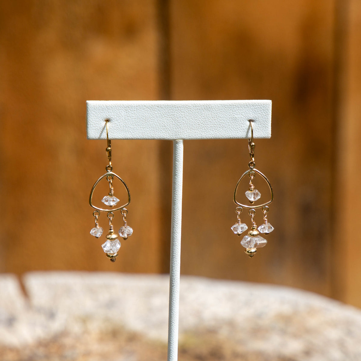 Herkimer Diamond 14k Gold-Filled Earrings