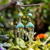 Sonoran Gold Turquoise Dangle Earrings