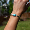 Persian Turquoise Sterling Silver Stacking Cuff