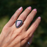 7 Phosphosiderite Sterling Silver Statement Ring (Size 7)