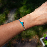 Campitos Turquoise Mountain Sterling Silver Cuff #3