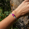 Cobalto Calcite Sterling Silver Stacking Cuff