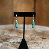 Royston Turquoise Sterling Silver Mini-Hoop Earrings