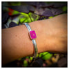 Cobalto Calcite Sterling Silver Stacking Cuff