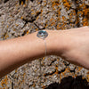 Labradorite Sterling Silver Slider Bracelet - 8.5"