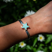 Campitos Star Turquoise Sterling Silver Cuff