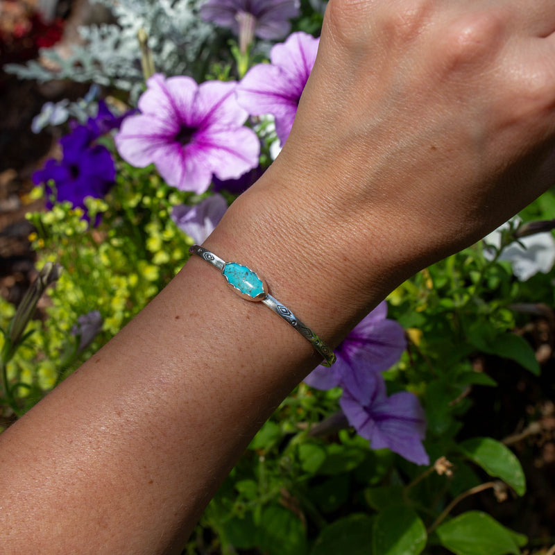 Campitos Stamped Sterling Silver Stacking Cuff #5