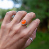 9.25 Carnelian Sterling Silver Ring (Size 9.25)