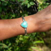 Campitos Turquoise Sterling Silver Cuff