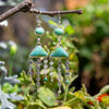 Sonoran Gold Turquoise Dangle Earrings