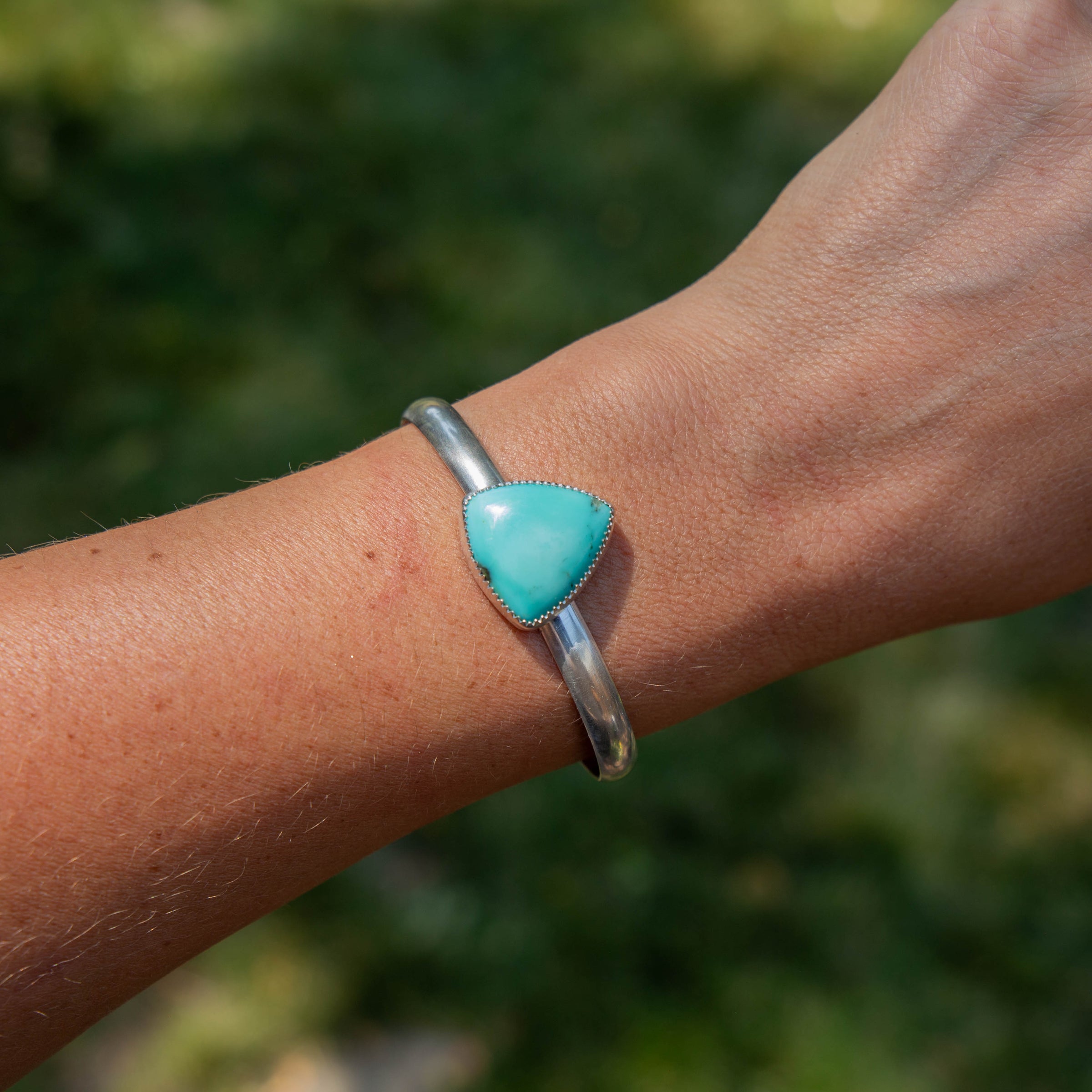 Campitos Turquoise Sterling Silver Cuff