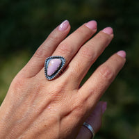 7 Phosphosiderite Sterling Silver Statement Ring (Size 7)