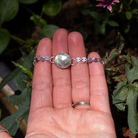 Labradorite Sterling Silver Adjustable Bracelet