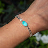 Campitos Turquoise Sterling Silver Adjustable Bracelet