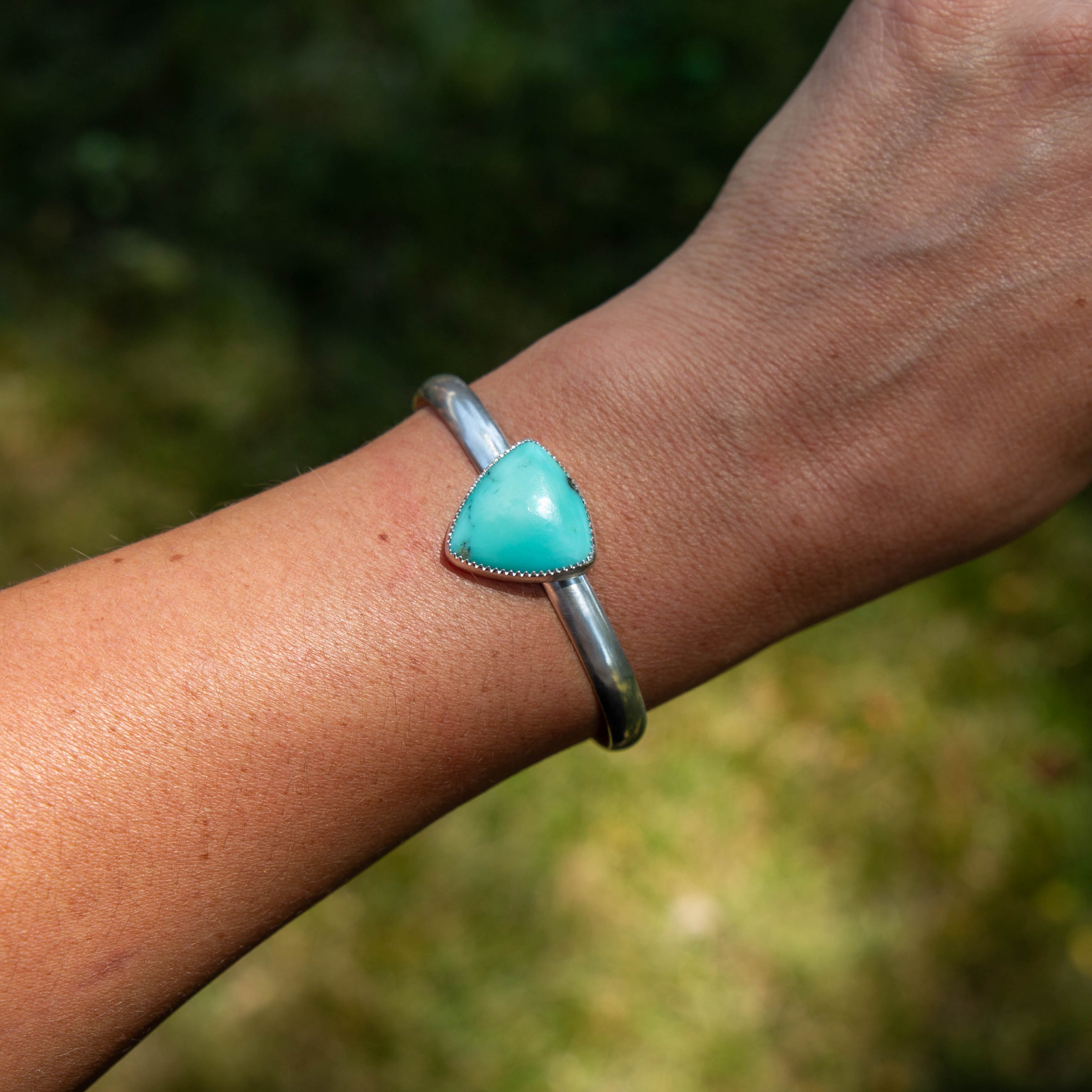 Campitos Turquoise Sterling Silver Cuff
