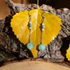 Aventurine & Moonstone Sterling Silver Earrings