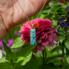 24" Hubei Turquoise Sterling Silver Layering Necklace
