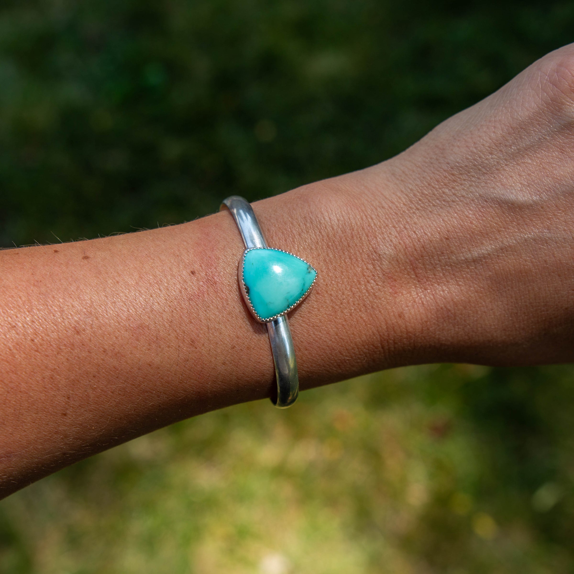 Campitos Turquoise Sterling Silver Cuff