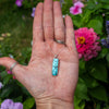 24" Hubei Turquoise Sterling Silver Layering Necklace