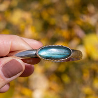 Labradorite Stacking Sterling Silver Cuff