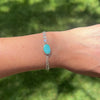 Campitos Turquoise Sterling Silver Adjustable Bracelet